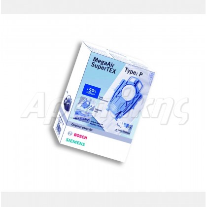 BOSCH SIEMENS Type P Πάνινες Σακούλες Σκούπας/S6470